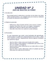 Plan de Estudios de Desarrollo del Niño (Años 6-7) (Yo Conozco el Verdadero Amor de Dios - Unidad 2)