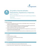 (Año 1) Lección 7: Un Jardín Dañado - Aislamiento, Impotencia e Impureza
