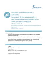 (Año 2) Lección 11: Un Jardín Cuidado y Saludable - Panorama General de las Redes Sociales