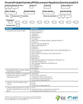  Tarjeta de registro de IPP de Compasión para República Dominicana