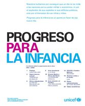 PROGRESO  PARA LA INFANCIA Un informe sobre la supervivencia de la niñez Vol I