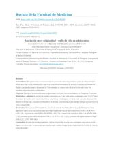 Asociación entre religiosidad y estilo de vida en adolescentes