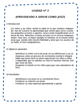 Plan de Estudios de Desarrollo del Niño (Años 6-7) (Mi Amigo Jesús - Unidad 3)