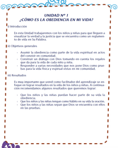 Plan de Estudios de Desarrollo del Niño (Años 7-8) (Yo Predico de Jesús y de Verdad con Mi Vida - Unidad 1)