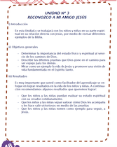 Plan de Estudios de Desarrollo del Niño (Años 7-8) (Yo Conozco al Verdadero Dios de Mi Vida – Unidad 3)