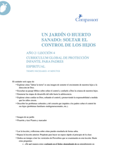 (Año 2) Lección 4: Un Jardín Restaurado - Soltar el Control de los Niños/as