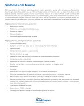 Síntomas del trauma