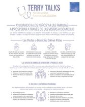 Terry Talks: Ayudando a los Niños y las Familias a Prosperar a través de las Visitas a Domicilio (Infografía)