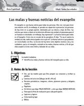 GOSPEL TRAINING. Lección del Evangelio para padres de familia