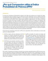 Por qué Compassion Utiliza el IPP