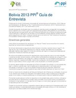 Guías de Entrevista para Implementadores de IPP