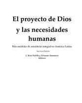 El proyecto de Dios y las necesidades humanas