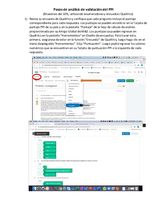 Pasos de Análisis de Validación del PPI