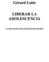 Liberar la adolescencia 