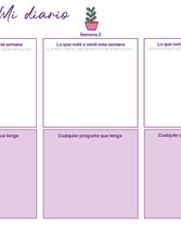 Conociéndome y cuidándome - Mi calendario